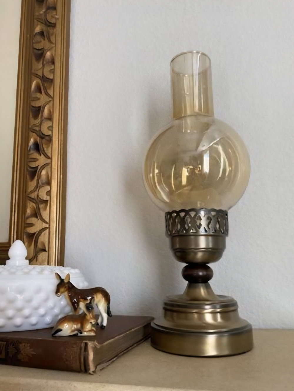 Vintage Hurricane Candle Holder